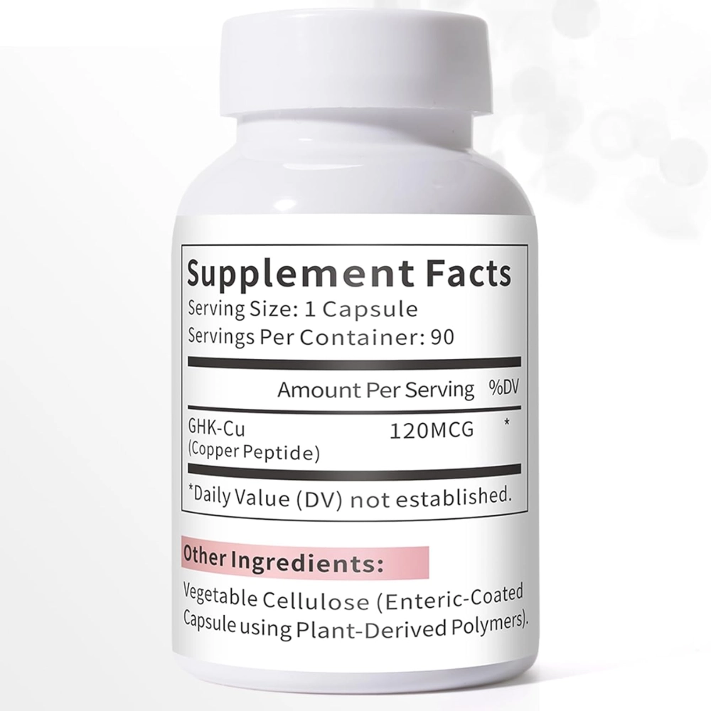 ghk cu suplemento Paquete De 3-ghk-cu, De Pptido De Cobre, 120 /ed SYNTHEX LABS GHK-Cu Copper Peptide