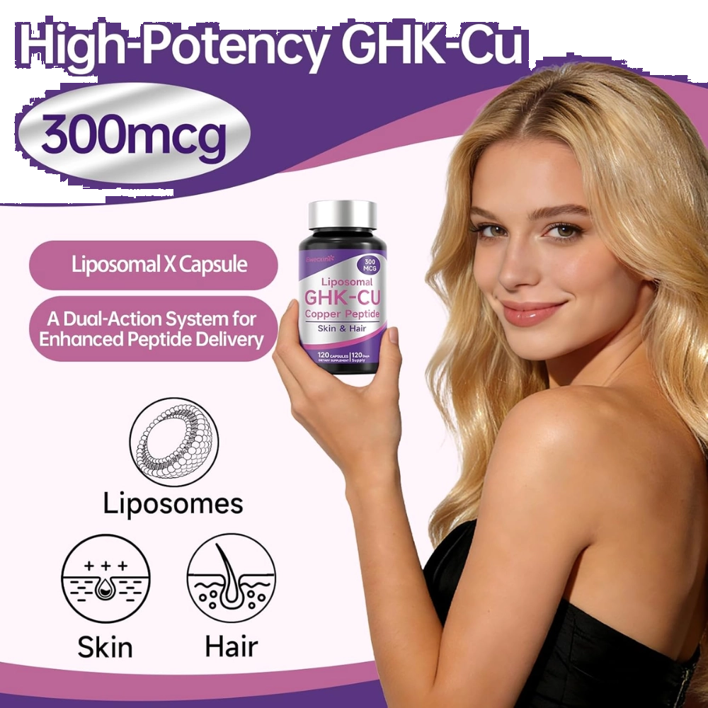 ghk cu peptide injection price GHK-CU, Peptídeo de Cobre, 300mcg, 120 Cápsulas, Ewcxine