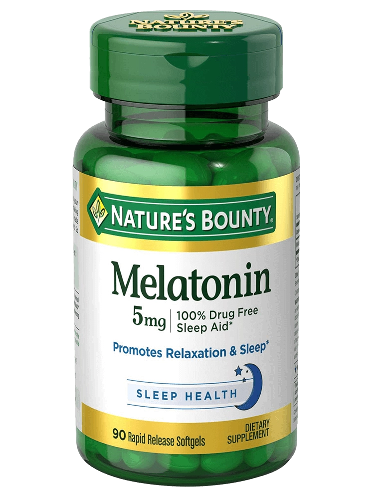 Melatonina 5mg, 90 Cápsulas, Nature's Bounty