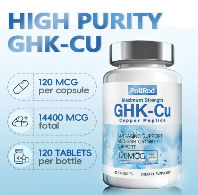 onde comprar ghk-cu no brasil GHK-CU 120mcg, Peptídeo de Cobre, 120 Cápsulas, PollRod