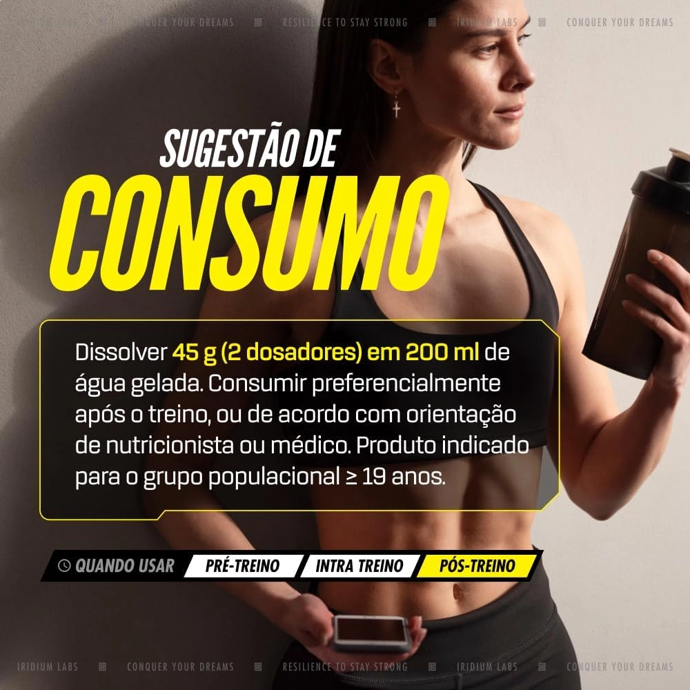 Whey Protein Concentrado, 900g, Iridium Labs