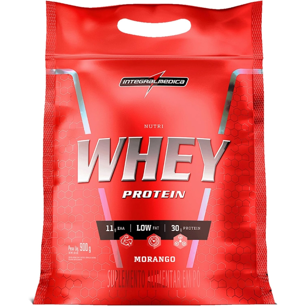 Nutri Whey Protein (Hipercalórico), Sabores, 900g, Integralmedica
