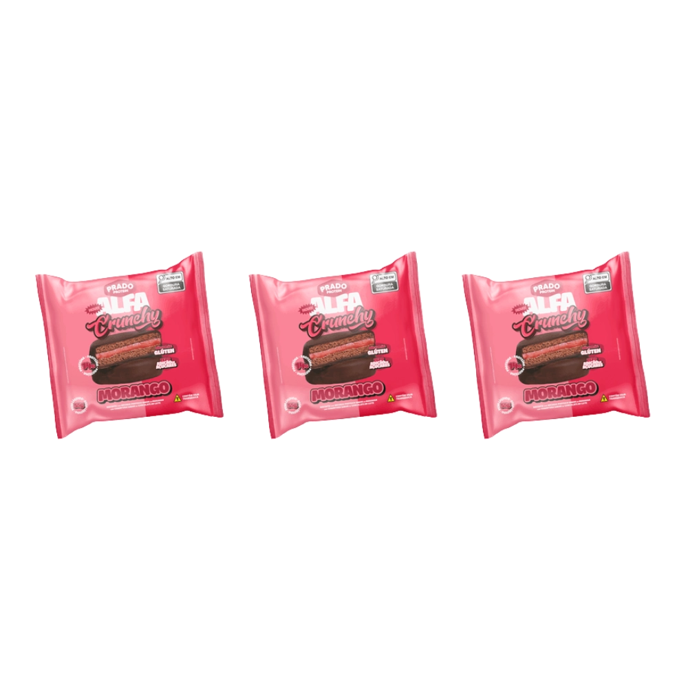 Alfajor Proteicos - Morango