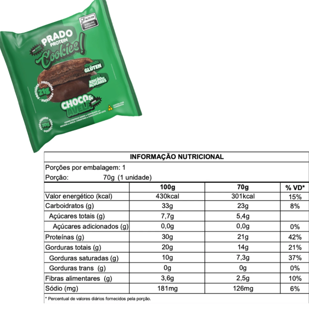 Cookies proteicos - Coco e Avela