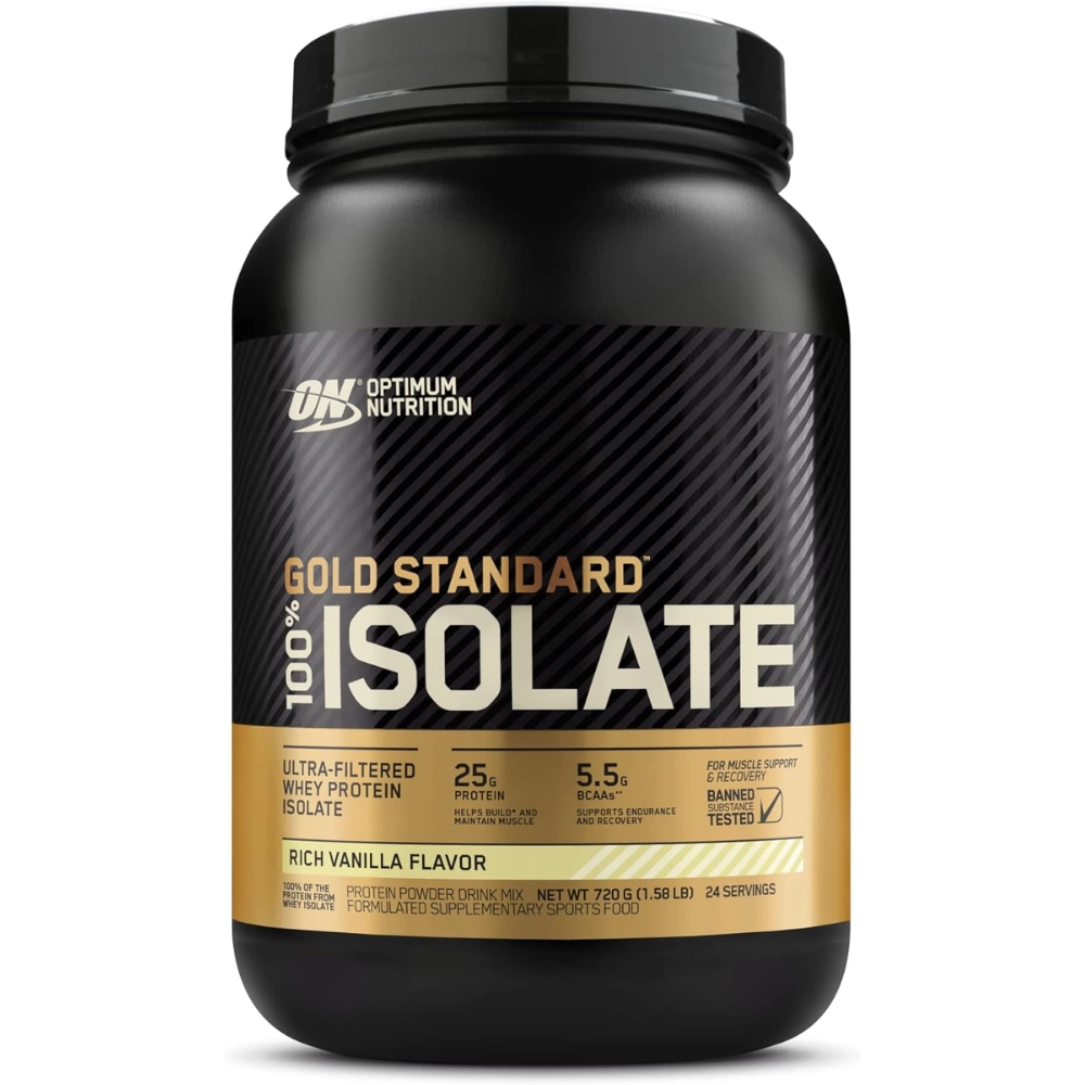 Whey Gold Standard 100% Isolate Protein Powder, Sabores, Optimum Nutrition