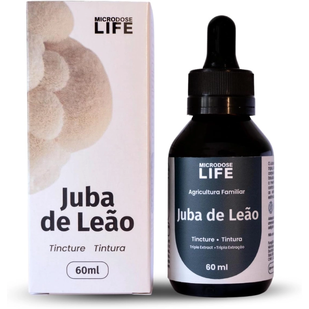 Extrato Líquido Cogumelo Juba de Leão, 60ml, Microdose Life