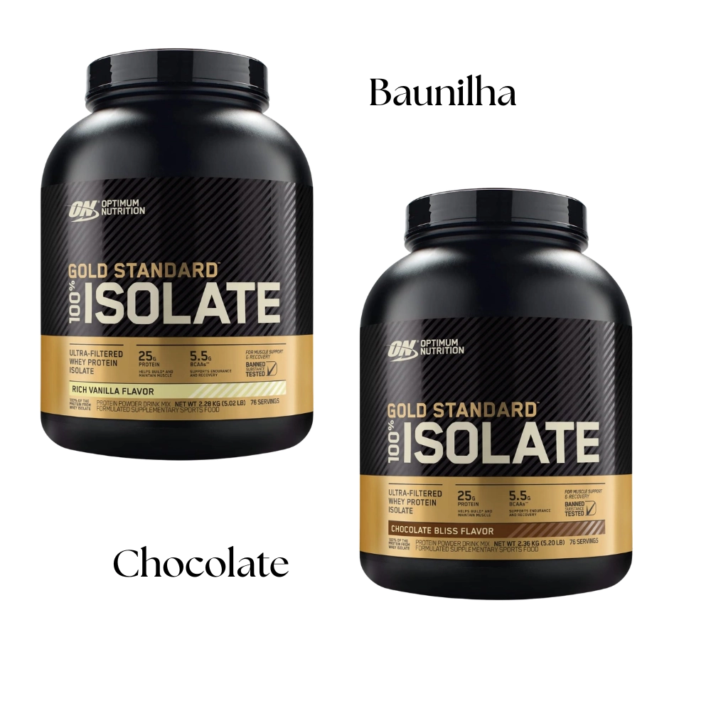 Whey Gold Isolado, 2.27kg, Sabores, Optimum Nutrition