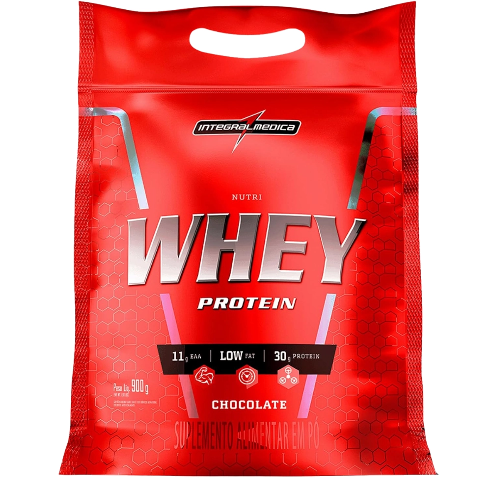 Nutri Whey Protein (Hipercalórico), Sabores, 900g, Integralmedica