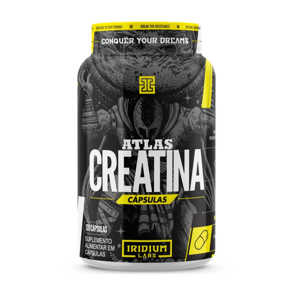 Creatina Atlas, 120 Cápsulas, Iridium Labs