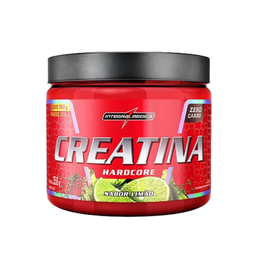 Creatina Hardcore, Sabores, 300gr, Integralmedica