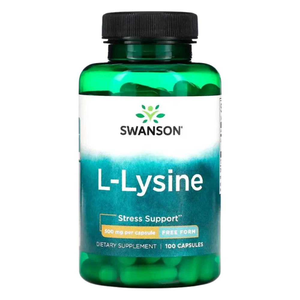 L-Lisina, 500mg, 100 Cápsulas, Swanson