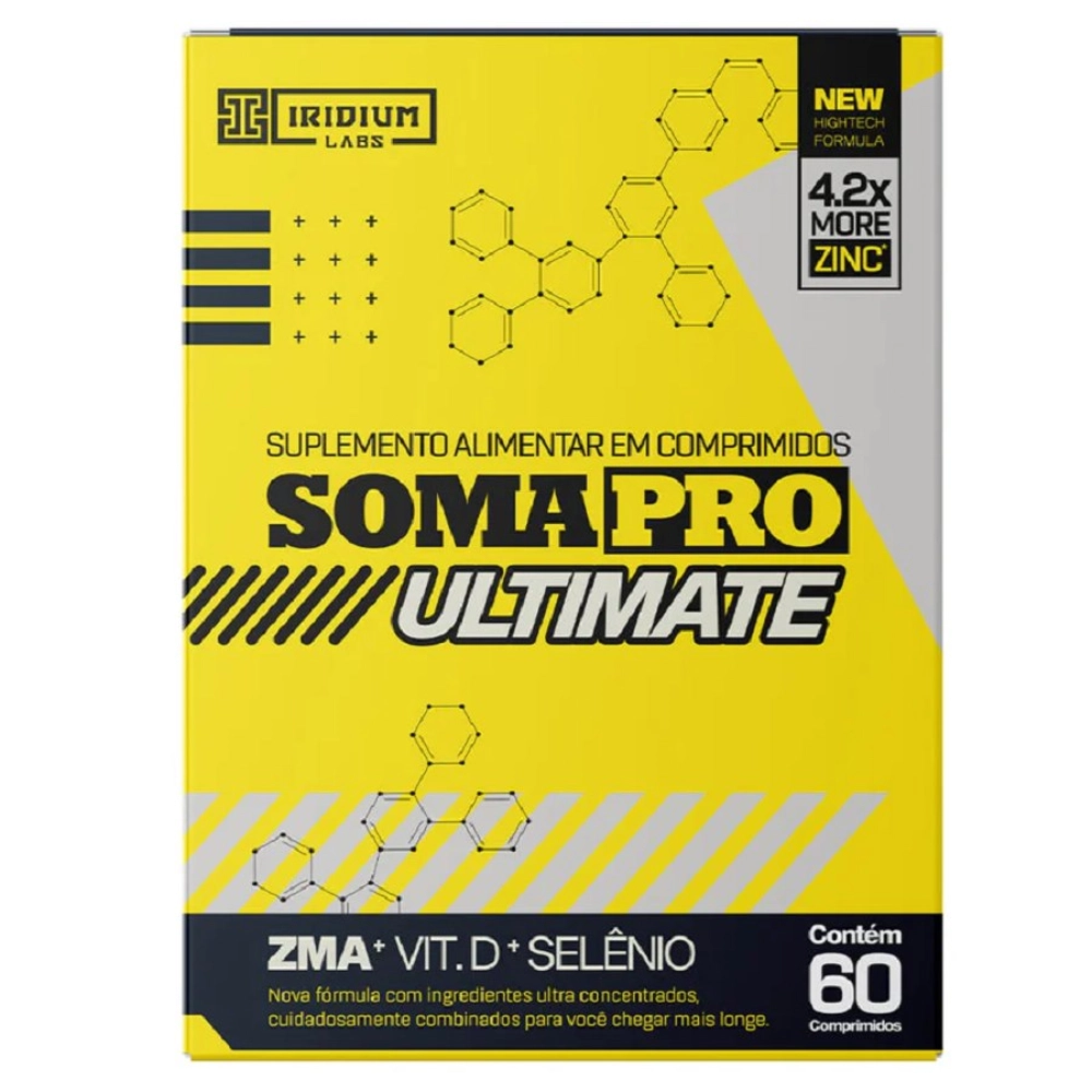 Soma Pro Ultimate ZMA, 60 Comprimidos, Iridium Labs