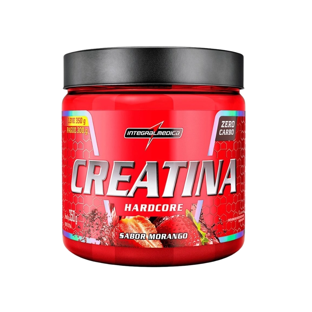 Creatina Hardcore, Sabores, 300gr, Integralmedica
