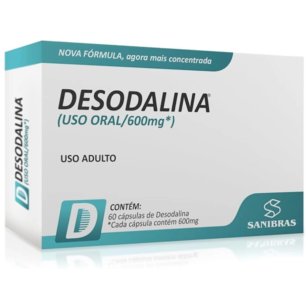 Desodalina, 600mg, 60 Cápsulas, Sanibras