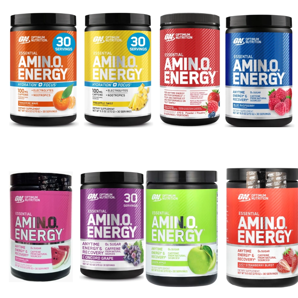 Essential AMINO Energy, Sabores, 30 Porções, Optimum Nutrition