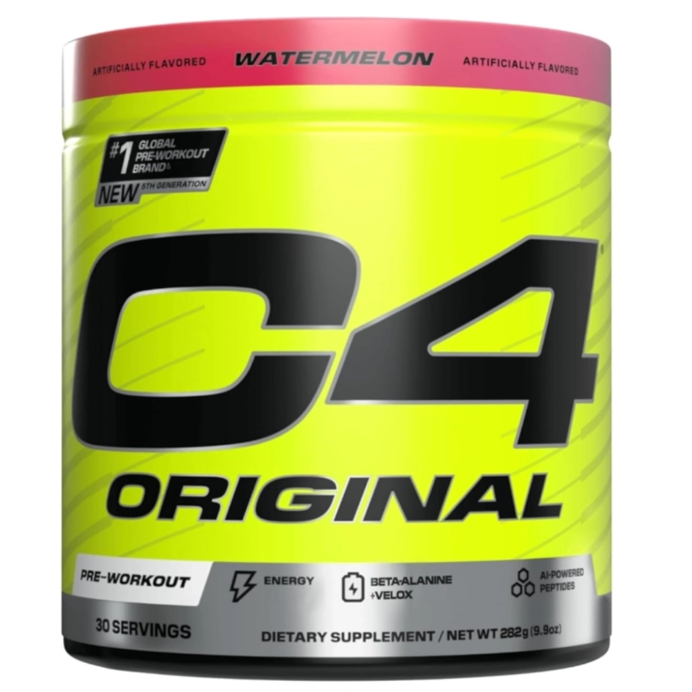 C4 Original, Pré-Treino, Melancia Sem Açúcar, 282g, Cellucor