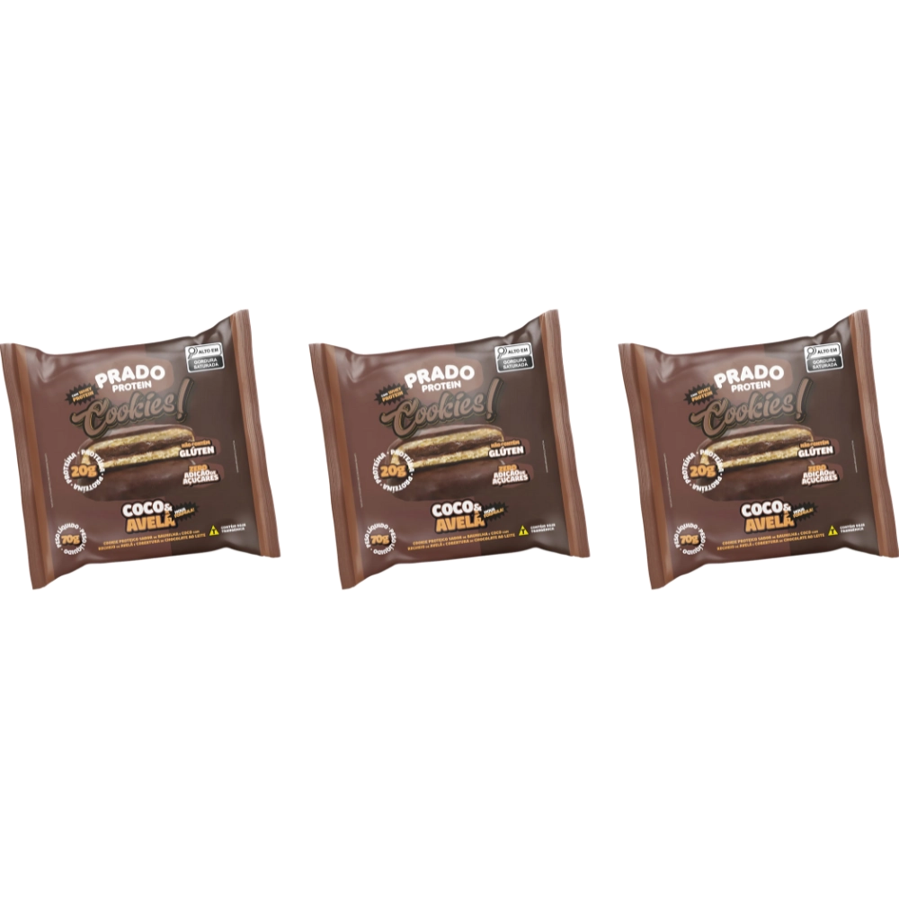 Cookies proteicos - Coco e Avela