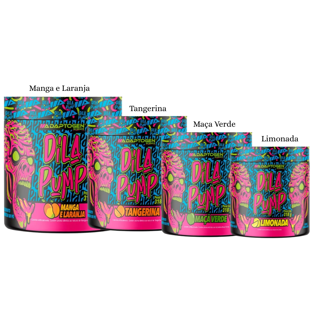 Dila Pump Energy, Sabores, 318G, Adaptogen