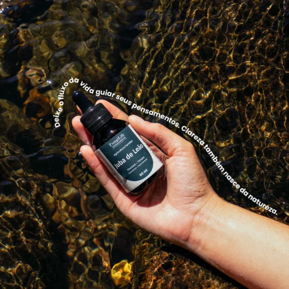 Extrato Líquido Cogumelo Juba de Leão, 60ml, Microdose Life