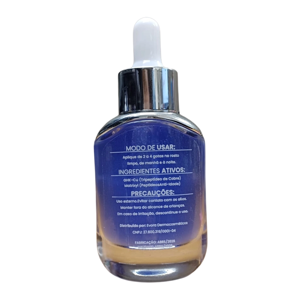 Sérum Facial de Peptídeos GHK-CU, Fórmula suave, 30ml, Copper Cell