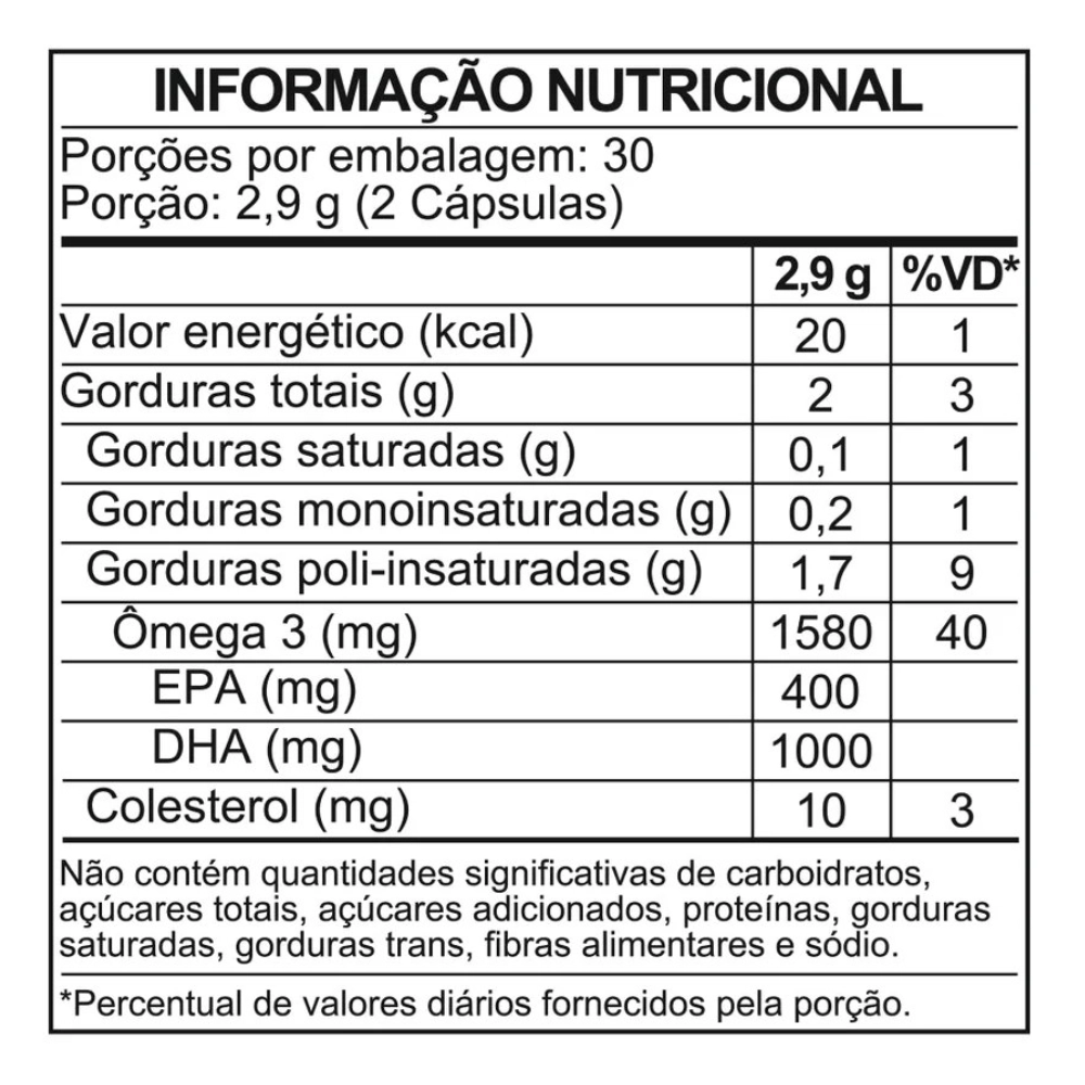 Poseidon Ômega 3 1.400mg Ultra Concentrado, 60 Cápsulas, Iridium Labs