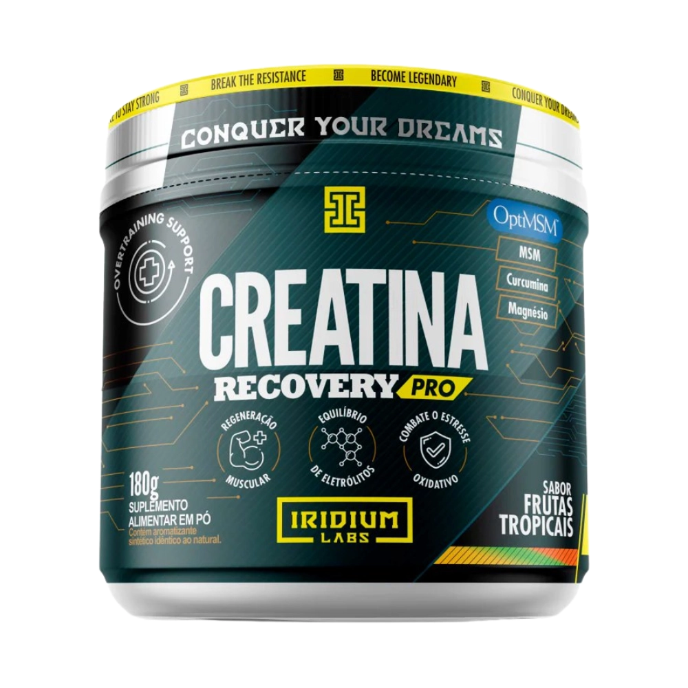 Creatina Recovery Pro, 180G, Frutas Tropicais, Iridium Labs