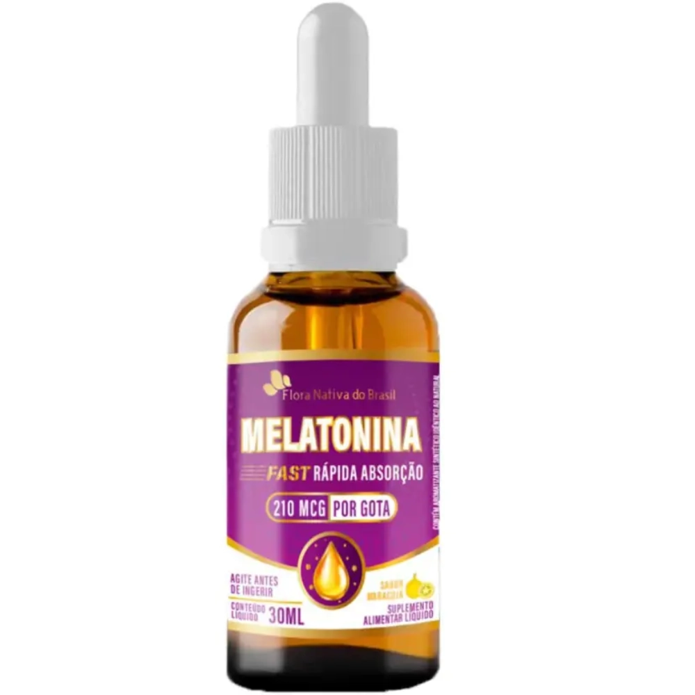 Melatonina 210mcg, 30ml Sabores, Flora Nativa