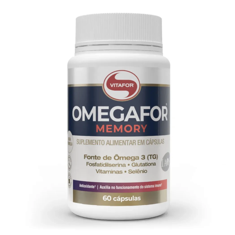  Omegafor Memory, 60 Cápsulas, Vitafor