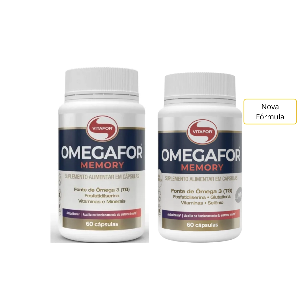  Omegafor Memory, 60 Cápsulas, Vitafor