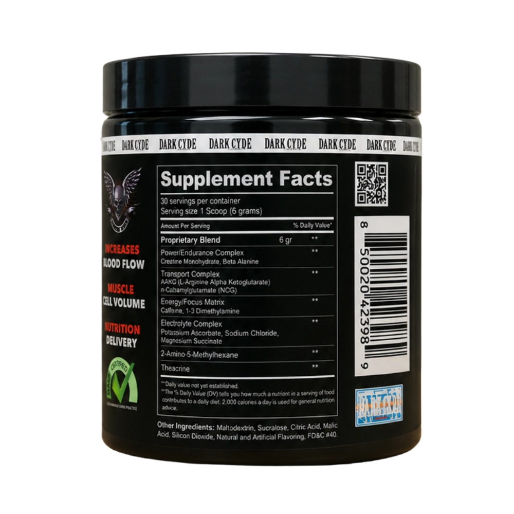 Phenom Pré-Treino, 230g Sabores, Dark Cyde