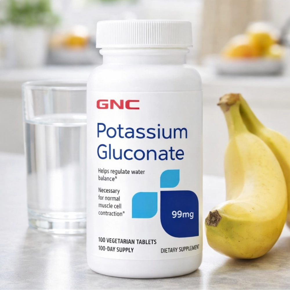 Potassium Gluconate 99mg, 100 Cápsulas, GNC