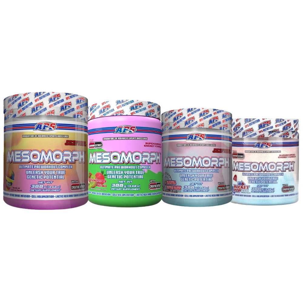  Pré Treino Mesomorph, Sabores, 388g, APS Nutrition