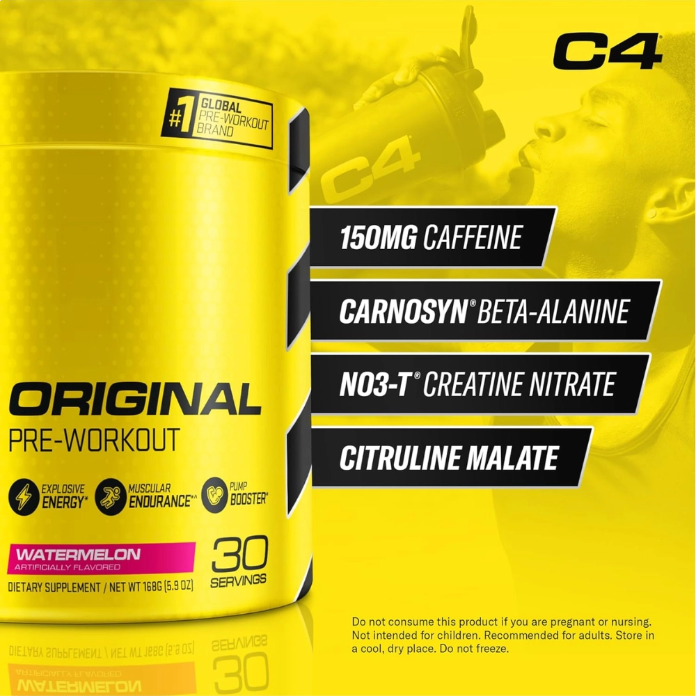 Pré-treino, Sabor Melancia, 195g, Cellucor