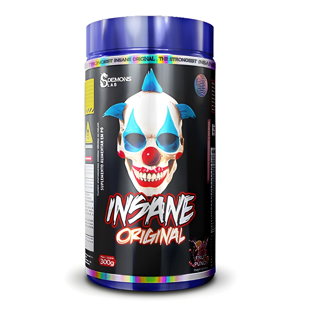Pré Treino, Sabores, Insane Original 300g - Demons Lab