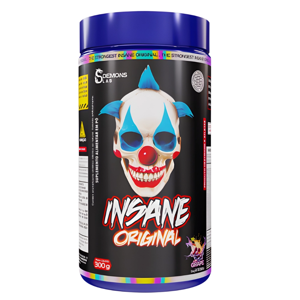 Pré Treino, Sabores, Insane Original 300g - Demons Lab