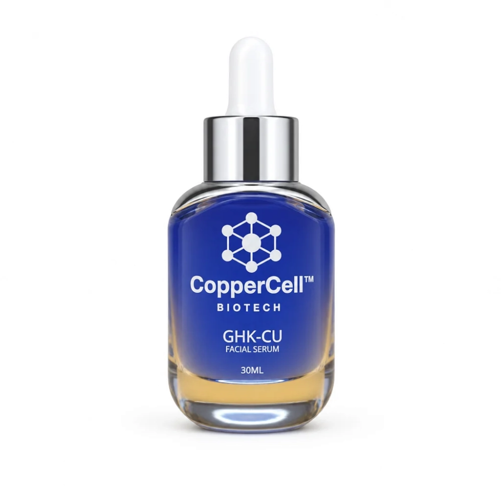 Sérum Facial de Peptídeos GHK-CU, Fórmula suave, 30ml, Copper Cell