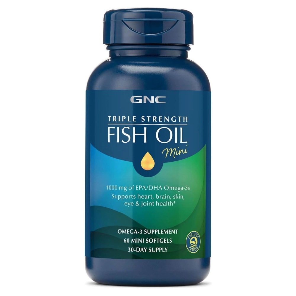  Triple Strength, Fish Oil, Omega 3, Mini Cápsulas - GNC
