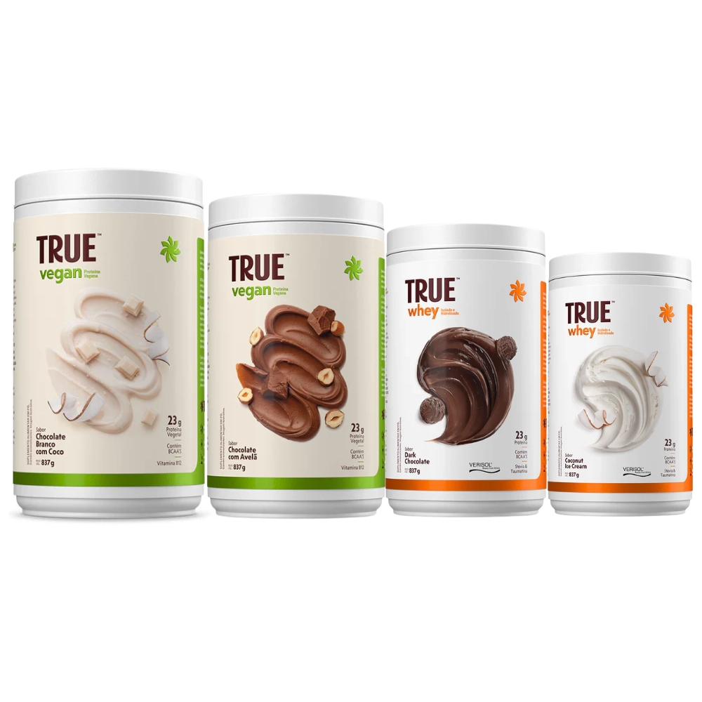 True Whey, Hidrolisado e Isolado, 837g, Sabores, True Source