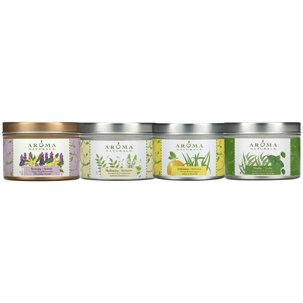 Vela em Lata, Diversos Aromas, 79,38g, Aroma Naturals