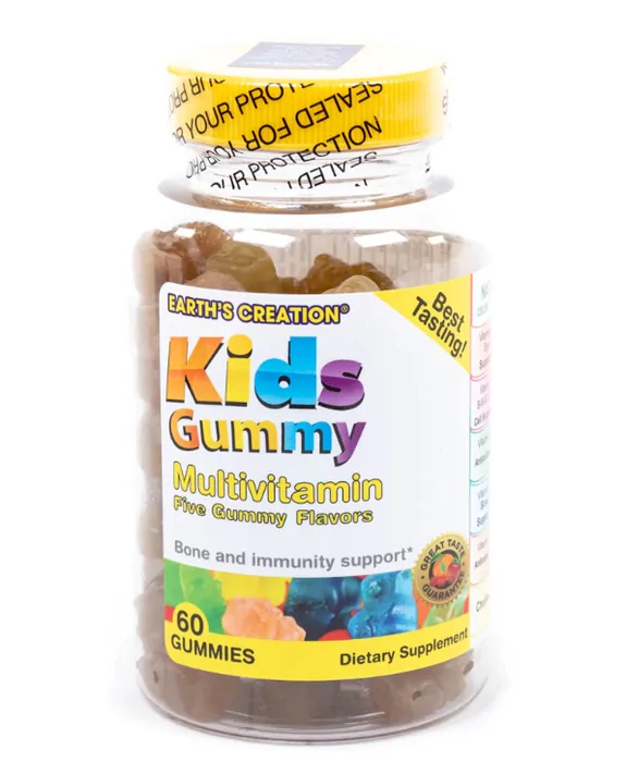 Multivitamínico Infantil, Kids Gummy, 60 Gomas Sabor Frutas, Earth's Creation