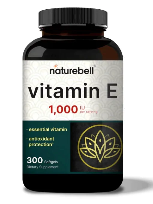 vitamina E 1000UI, 300 Cápsulas, NatureBell