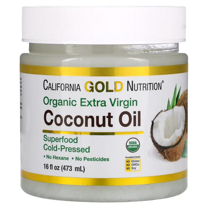 Óleo de Coco Extra virgem Orgânico (Prensado a Frio) 473 ml
