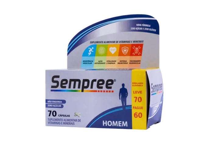 Sempree Homem, 70 Cápsulas, Alquimia