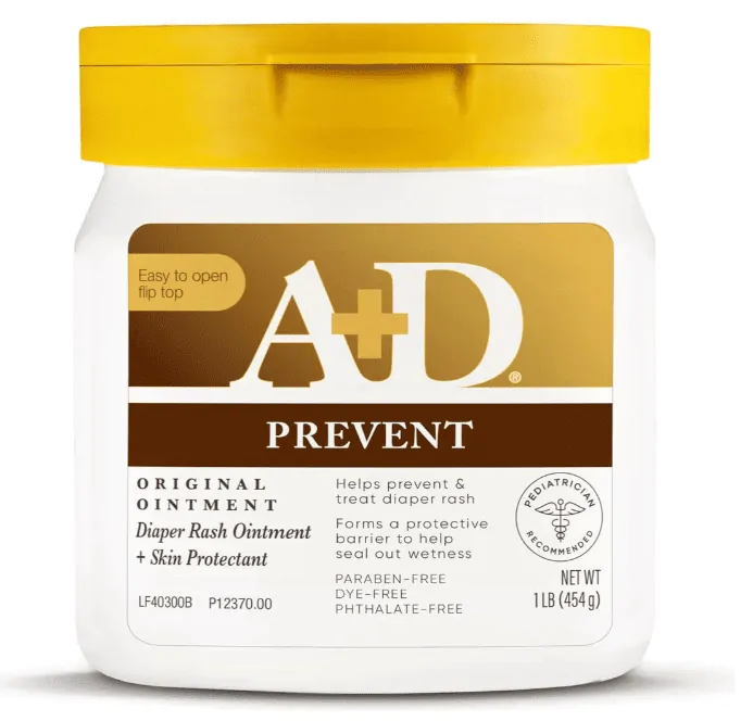 A+D Prevent, Protetor Hipoalergênico para Assaduras, 454g, Ajuda a Tratar e Prevenir assaduras, Bayer