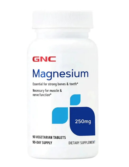 Magnésio, 250mg, 90 Comprimidos, GNC
