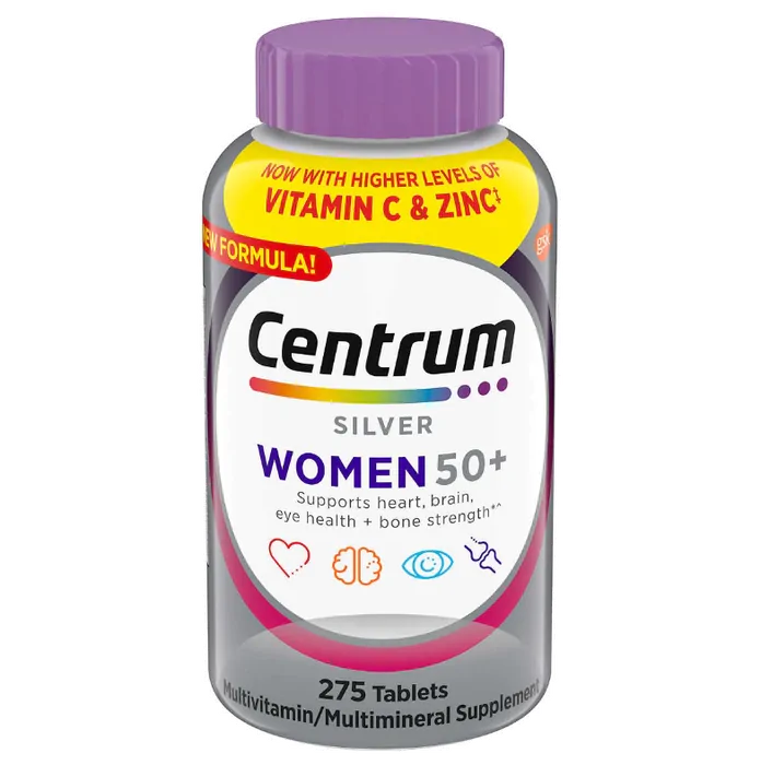 Centrum Silver Women 50+, 275 Comprimidos, Importado