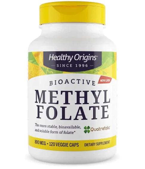 Methyl Folate 800mcg, 120 Cápsulas, Healthy Origins