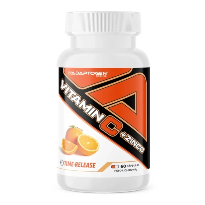 Vitamina C + Zinco 60 Cápsulas - Adaptogen