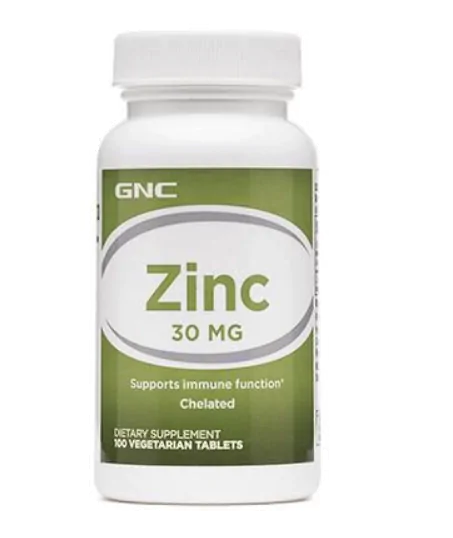 Zinco 30mg, 100 Comprimidos, GNC