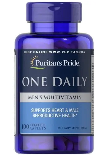 Multivitamínico diário para homens, 100 Cápsulas, Puritans Pride